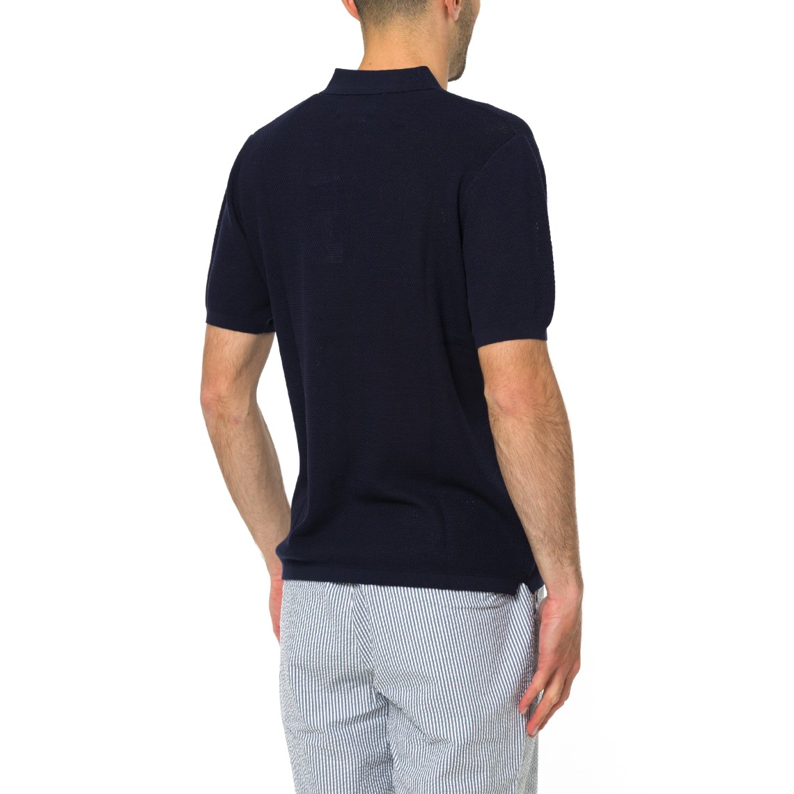 Polo Sloan Mesh Cotton Mc2 Saint Barth