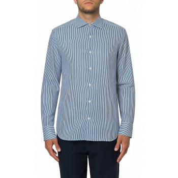Camicia a righe Pamplona in lino Mc2 Saint Barth