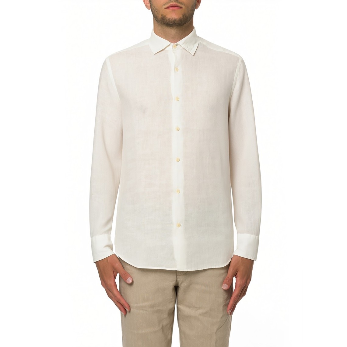 Camicia in lino Pamplona Mc2 Saint Barth