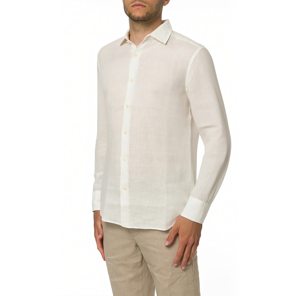 Camicia in lino Pamplona Mc2 Saint Barth