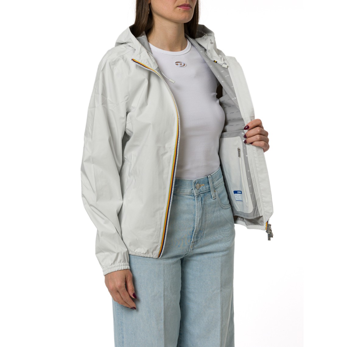 Giacca con cappuccio Lil 2.0 Stretch Dot K-way