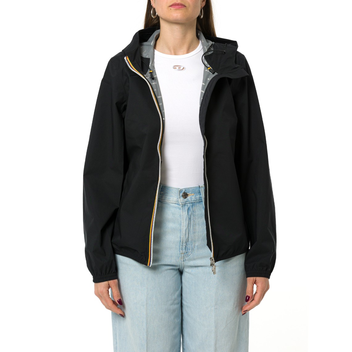 Giacca con cappuccio Lil 2.0 Stretch Dot K-way