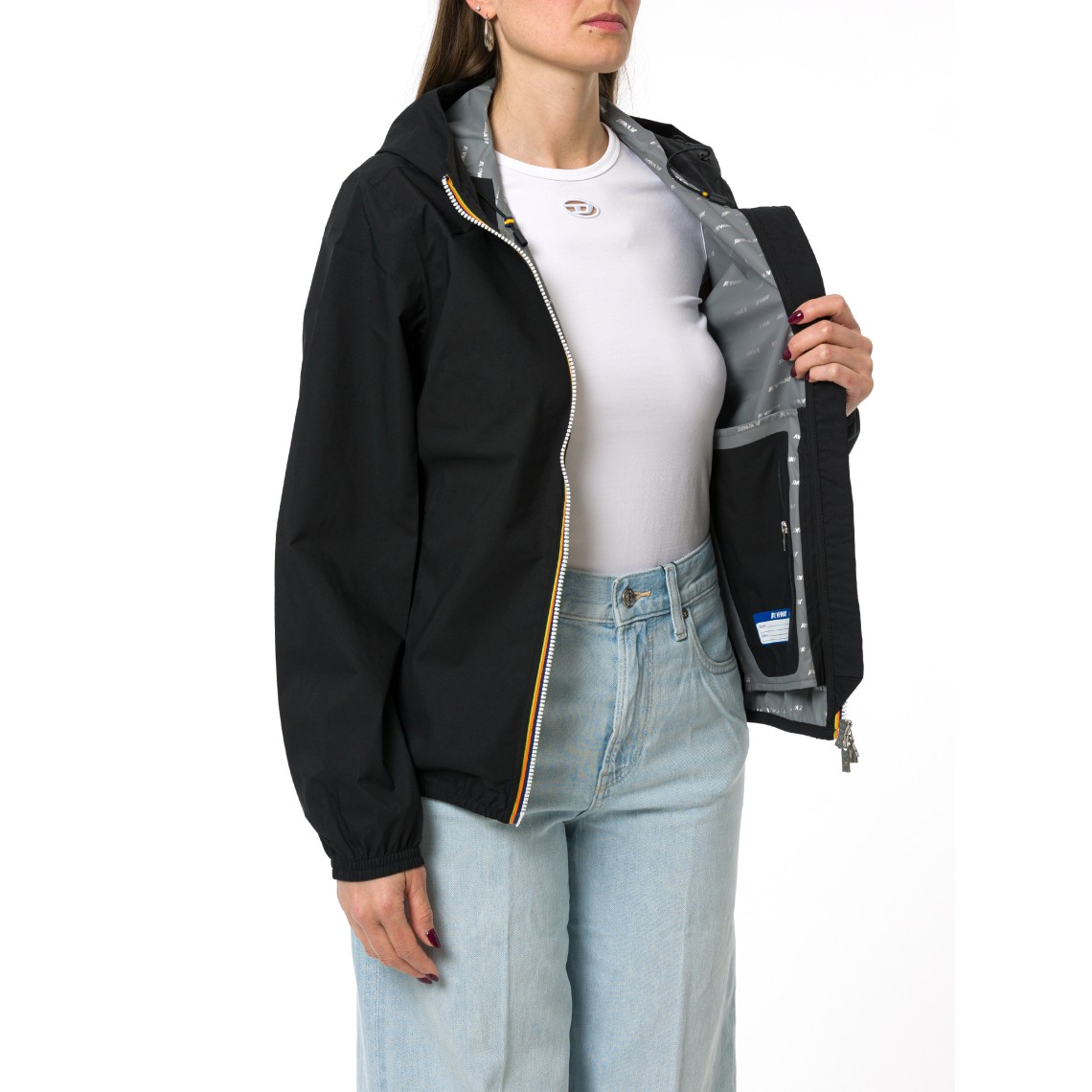 Giacca con cappuccio Lil 2.0 Stretch Dot K-way