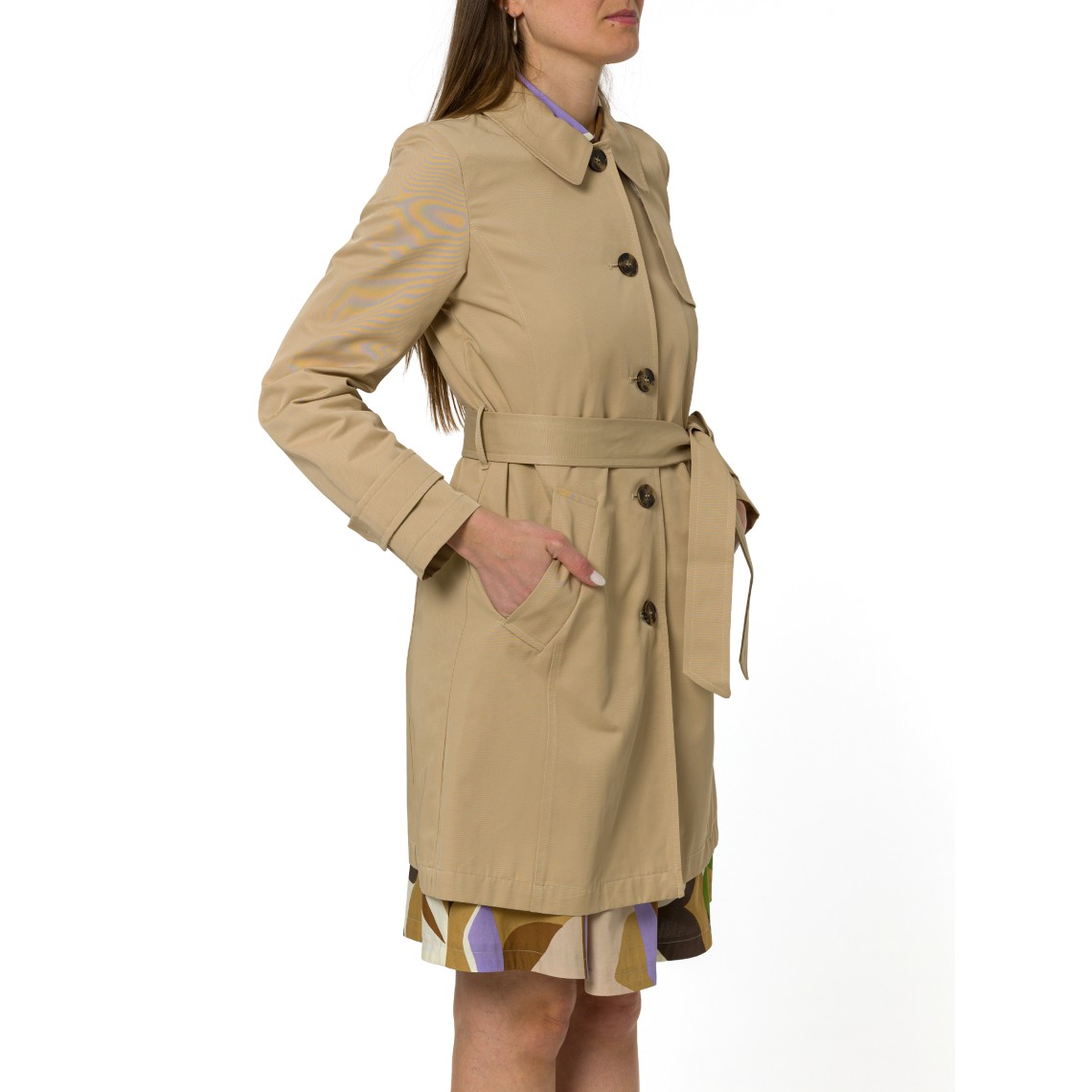 Trench antigoccia con cintura Emme Marella