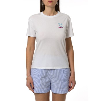 T-shirt Emilie con ricamo Me la tiro Mc2 Saint Barth