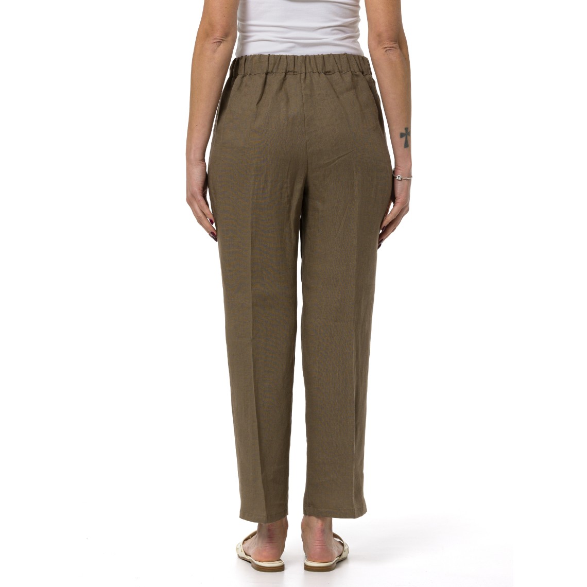 Joggers in tela di lino Emme Marella