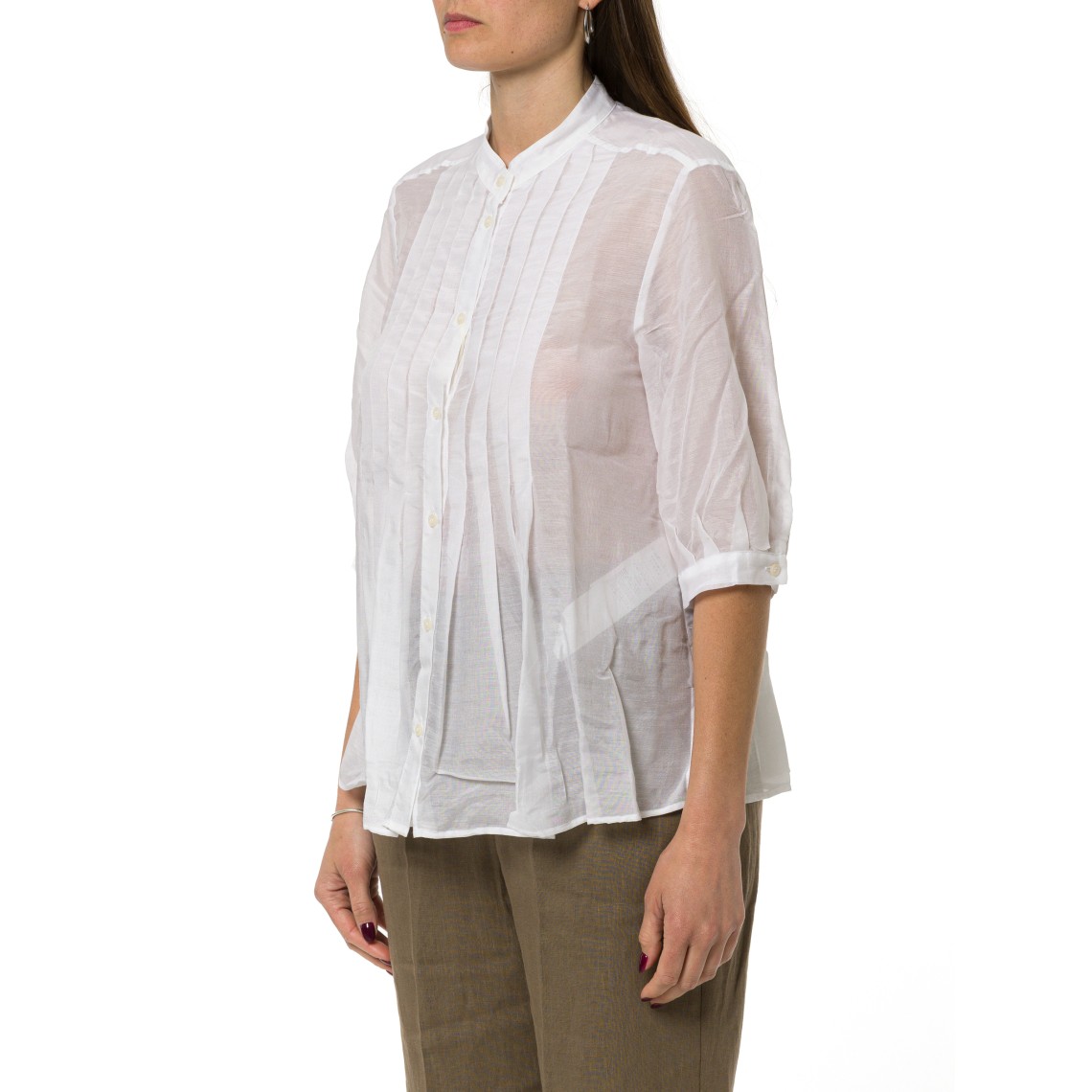 Blusa coreana con pieghe Emme Marella