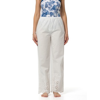 Pantaloni Inez con ricamo sangallo Mc2 Saint Barth