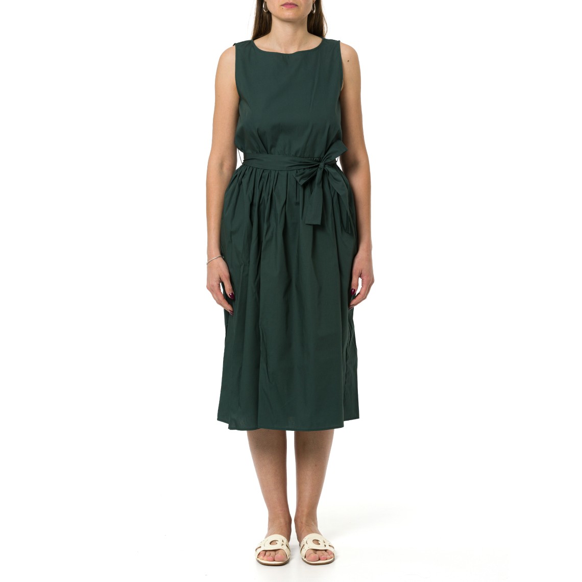 Abito smanicato con cintura Emme Marella