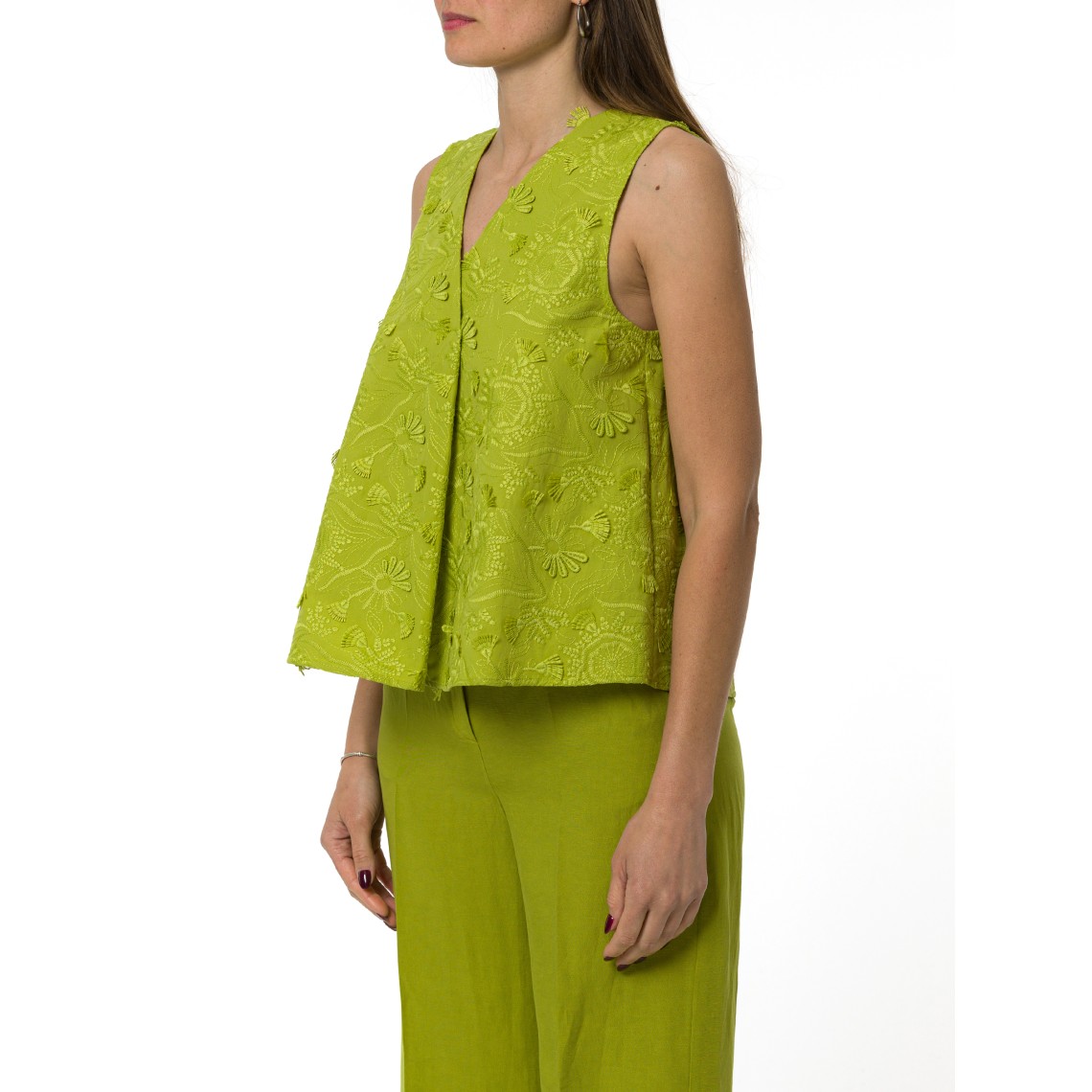Top con ricami floreali Emme Marella