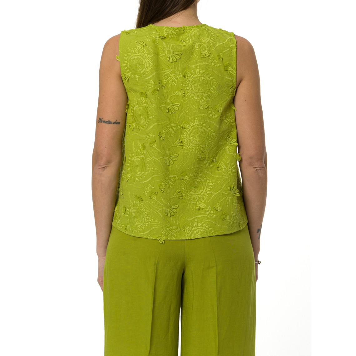 Top con ricami floreali Emme Marella