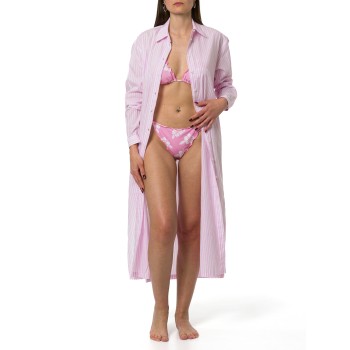 Abito maxi in cotone con stampa a righe Adeline Mc2 Saint...