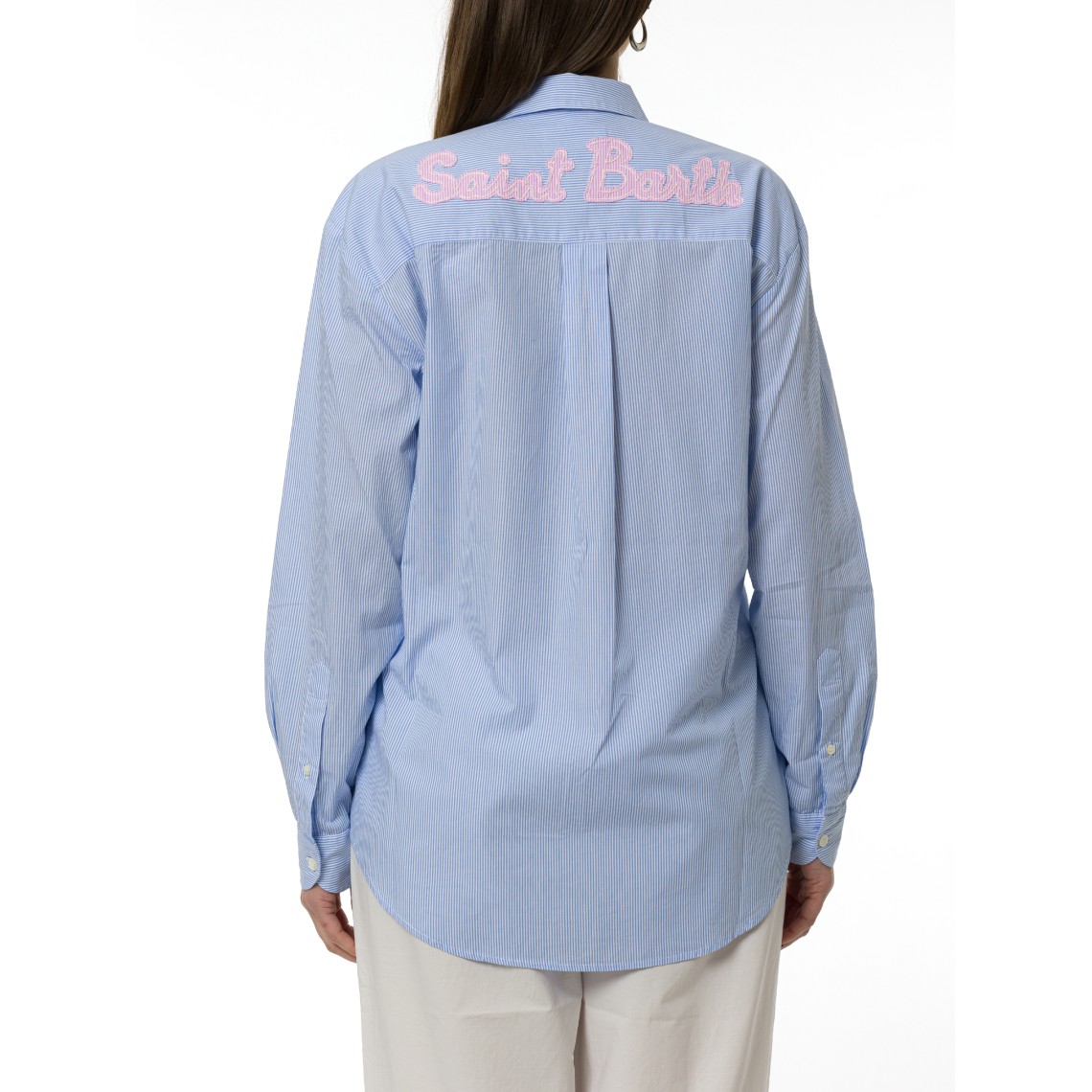 Camicia a righe Brigitte Embry Mc2 Saint Barth