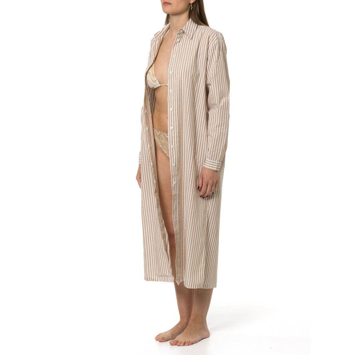 Abito chemisier a righe Adeline Mc2 Saint Barth