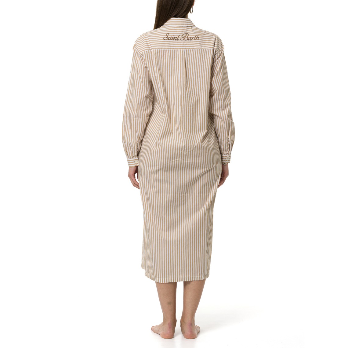 Abito chemisier a righe Adeline Mc2 Saint Barth