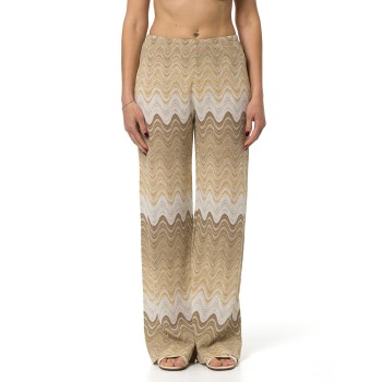 Pantalone lungo Amalia in raschel degradé Mc2 Saint Barth