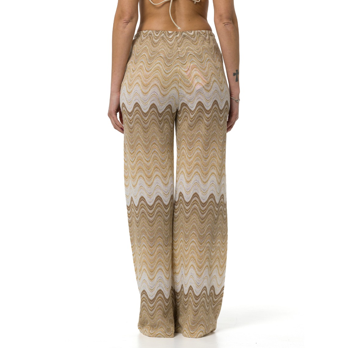 Pantalone lungo Amalia in raschel degradé Mc2 Saint Barth