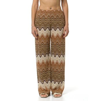 Pantalone lungo Amalia in raschel degradé Mc2 Saint Barth