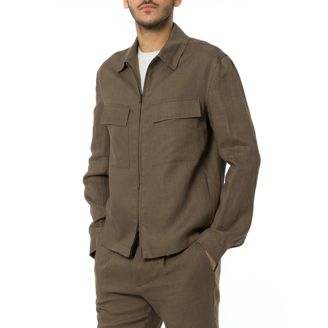 Overshirt con zip Manuel Ritz