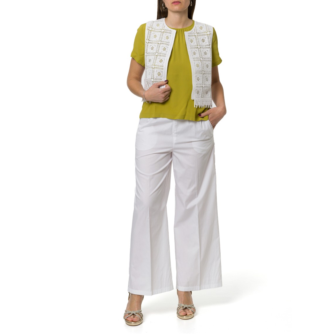 Gilet in maglia crochet Emme Marella