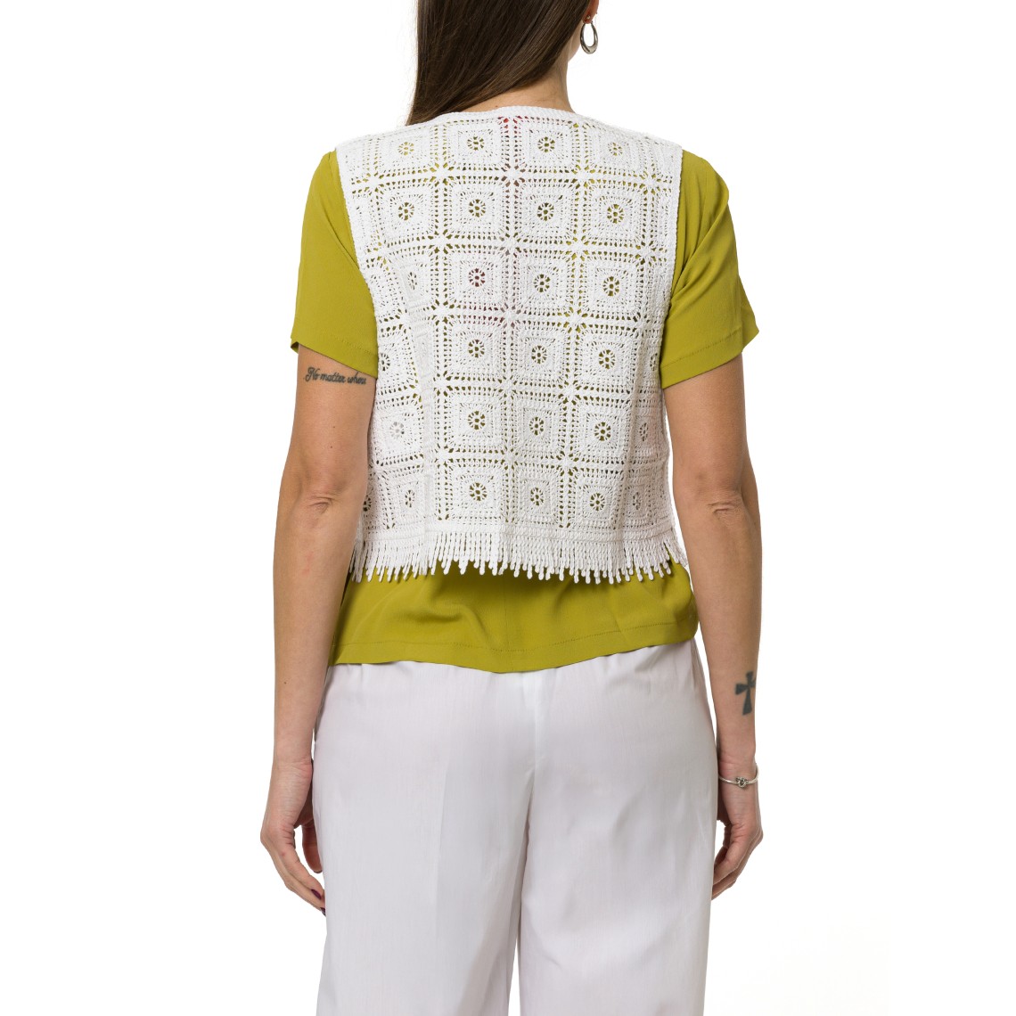 Gilet in maglia crochet Emme Marella