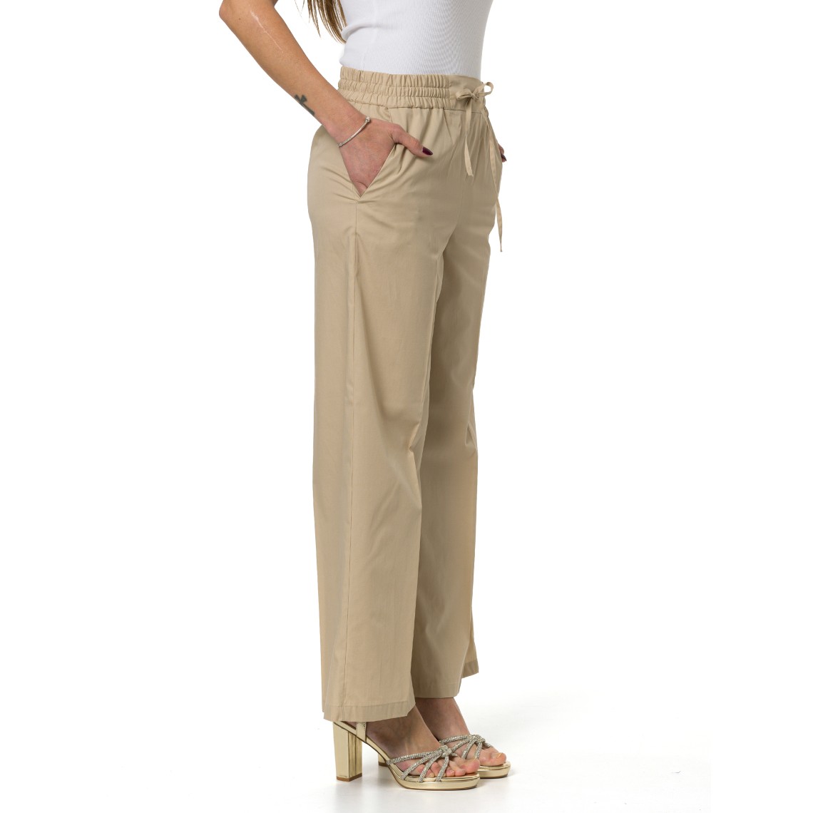 Pantaloni ampio wide leg Emme Marella
