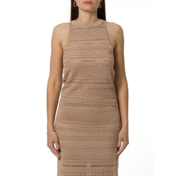 Top in maglia traforata con lurex Liu Jo