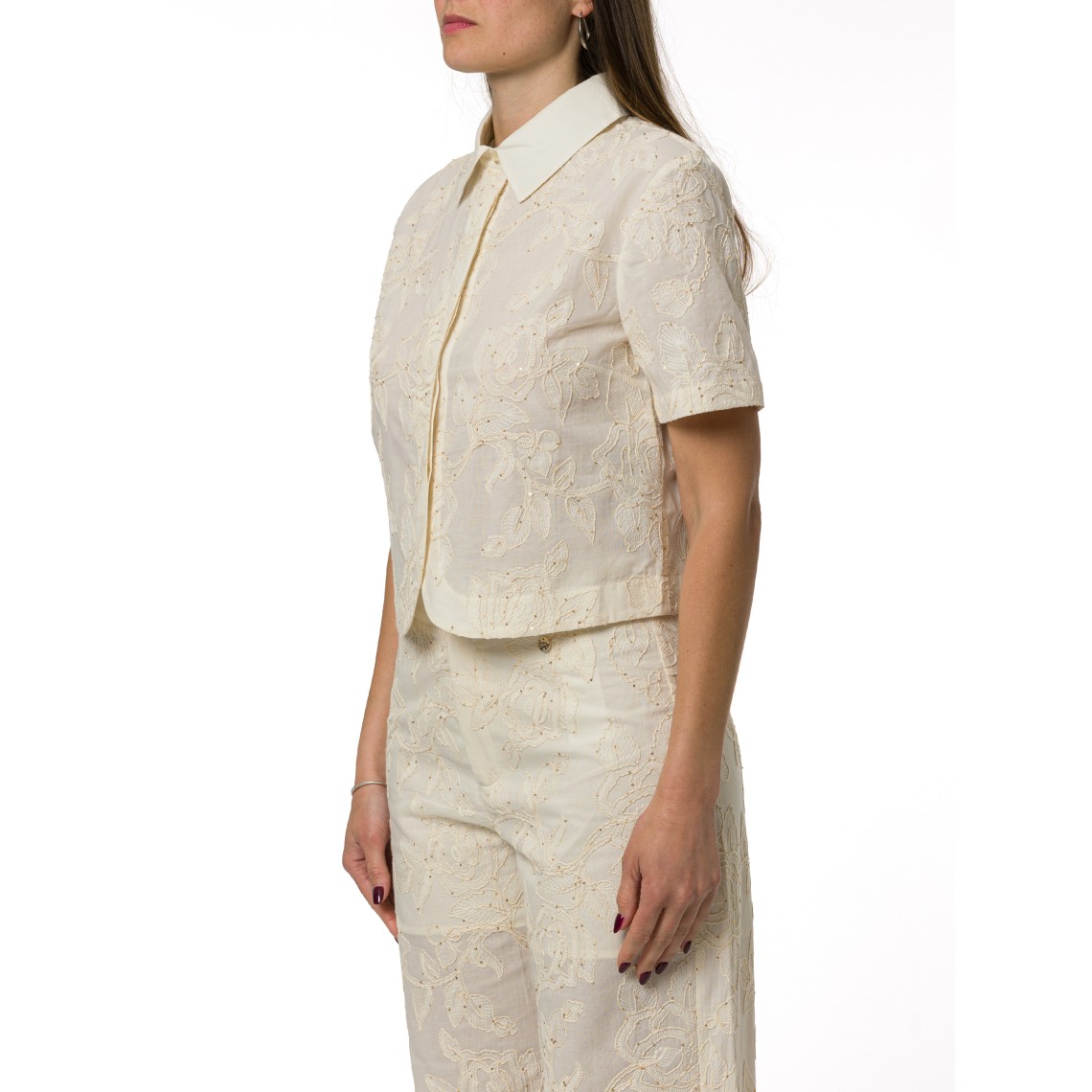 Camicia con ricami e paillettes Liu Jo
