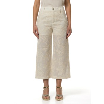 Pantaloni con ricami e paillettes Liu Jo