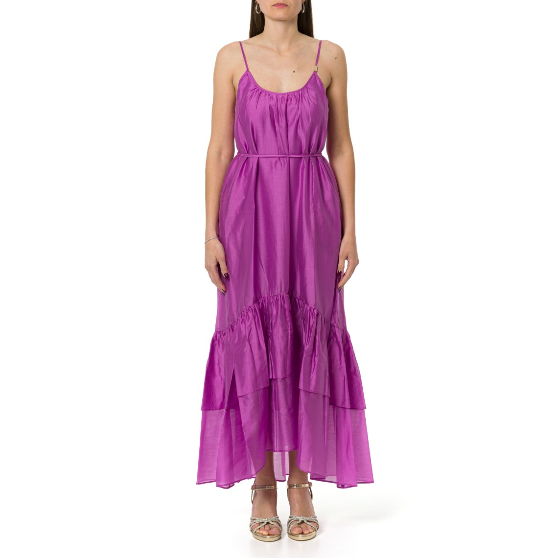 Abito midi con balze Liu Jo