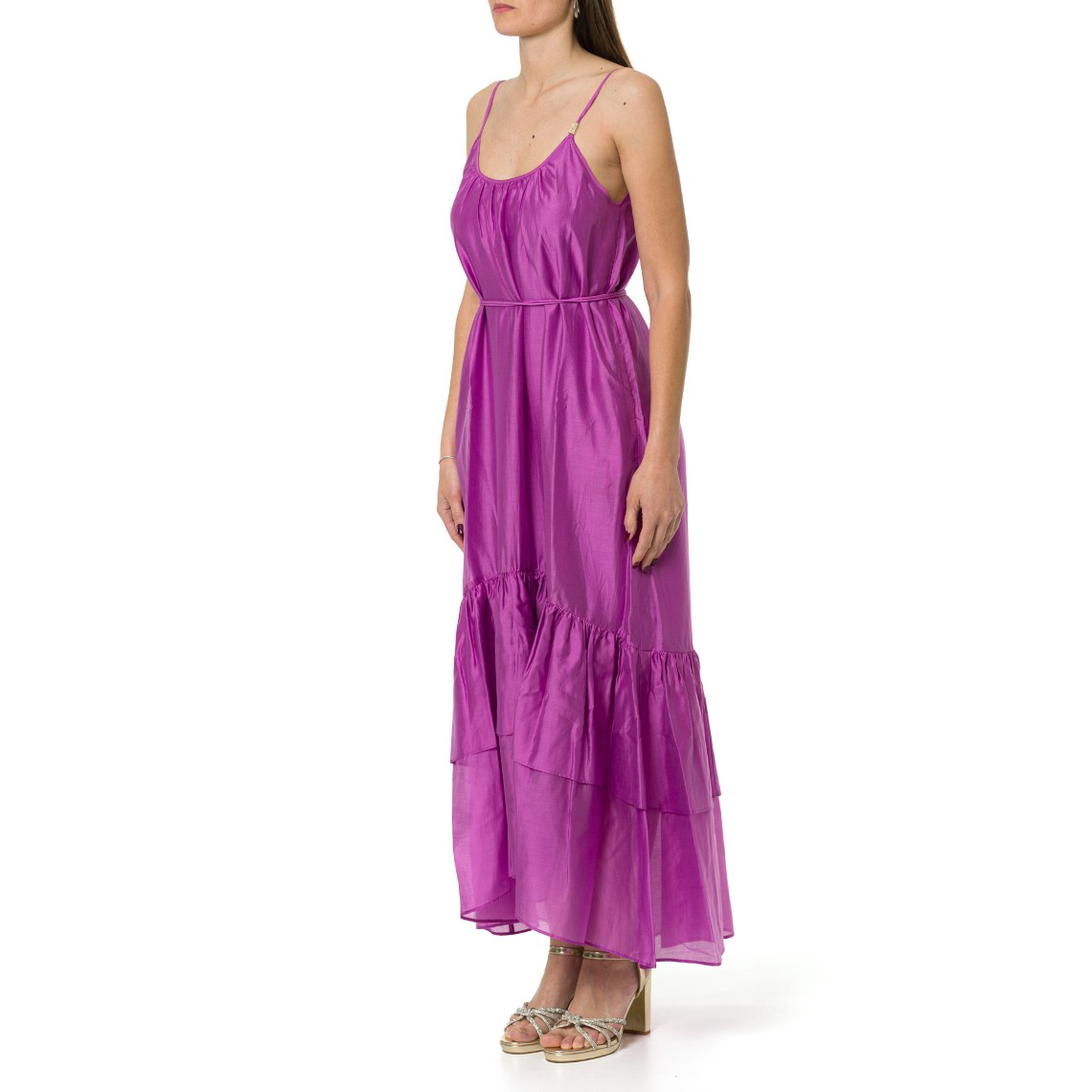 Abito midi con balze Liu Jo