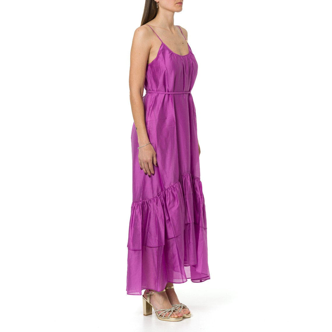 Abito midi con balze Liu Jo