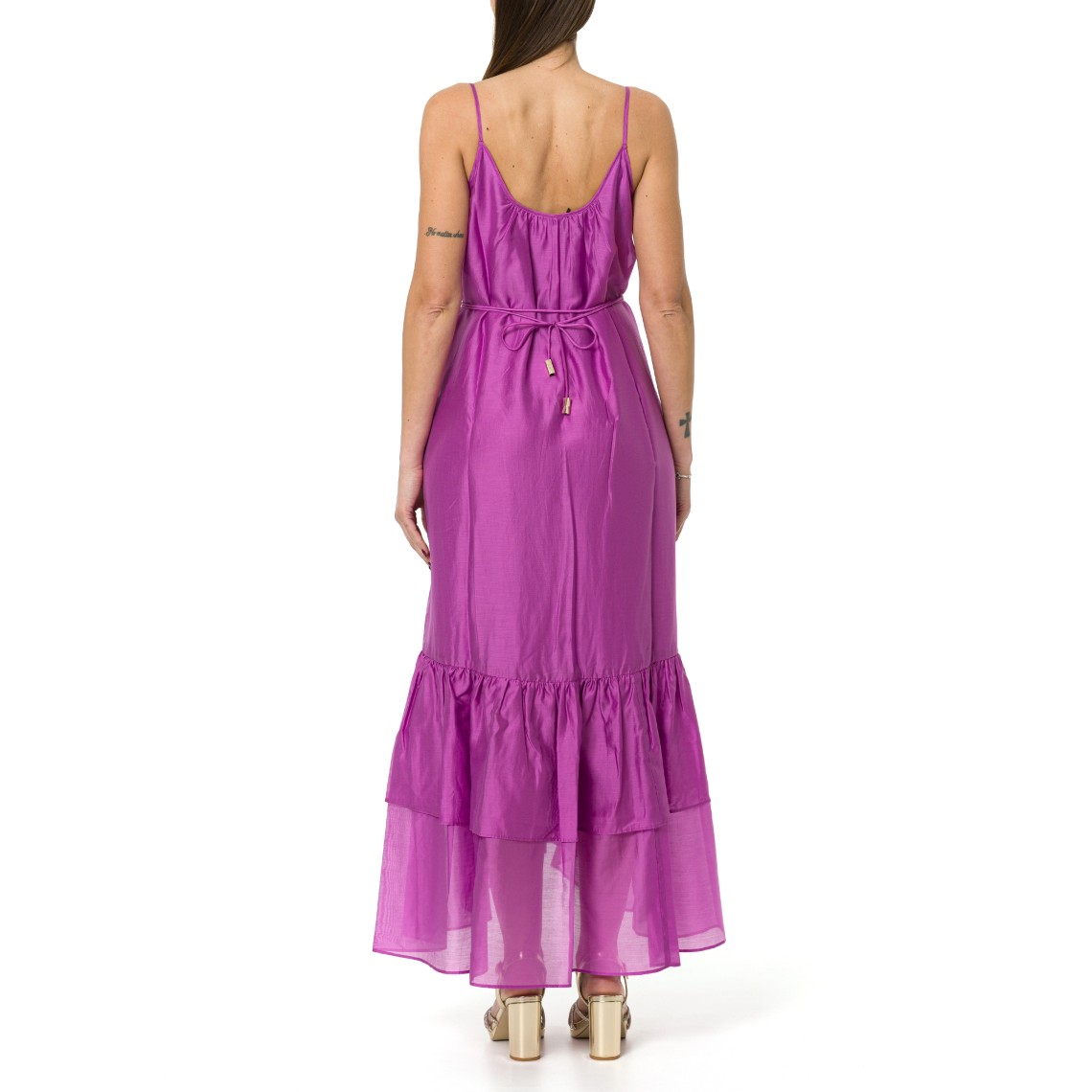 Abito midi con balze Liu Jo