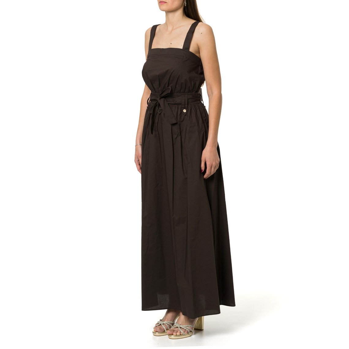 Abito lungo in popeline Liu Jo