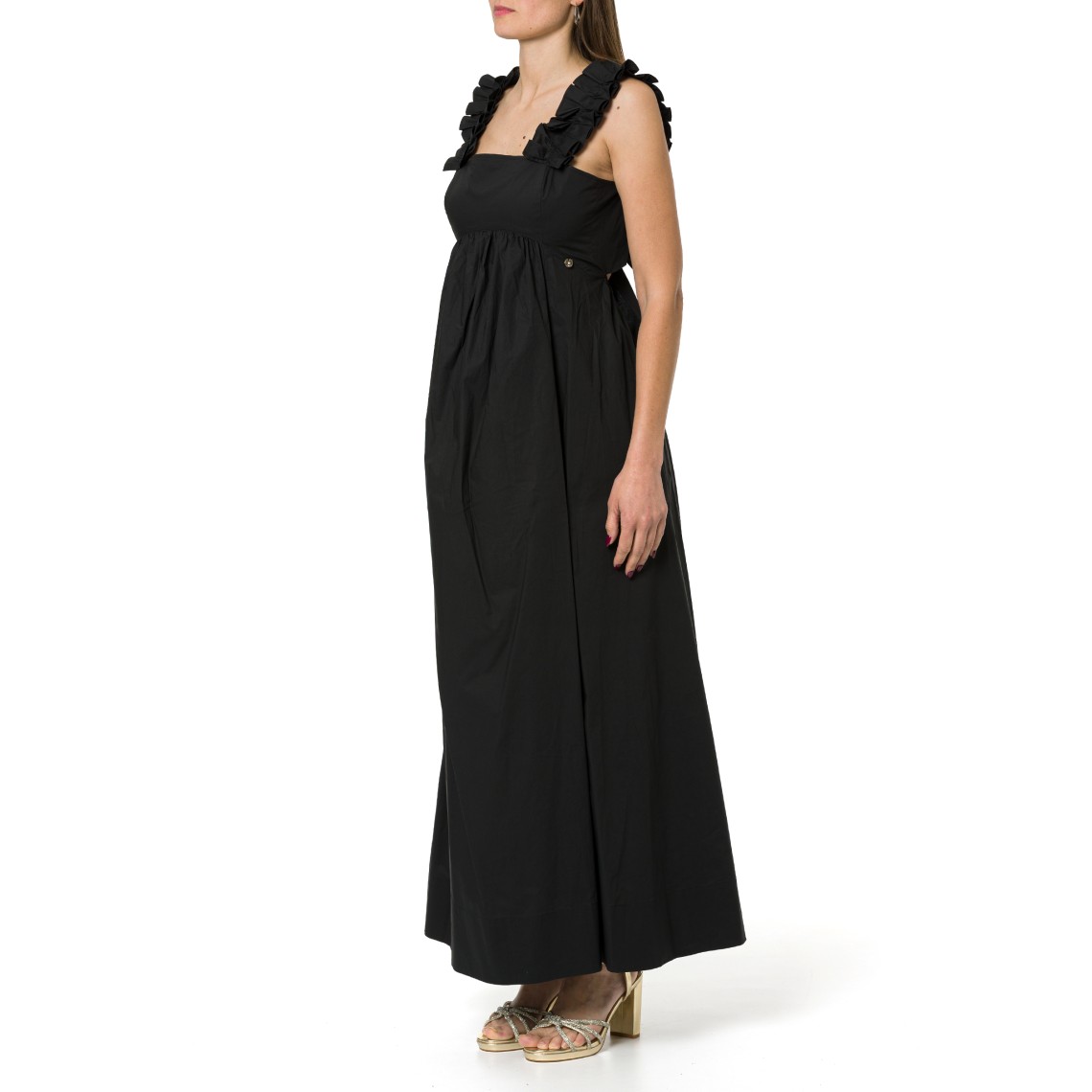 Abito lungo con rouches Liu Jo