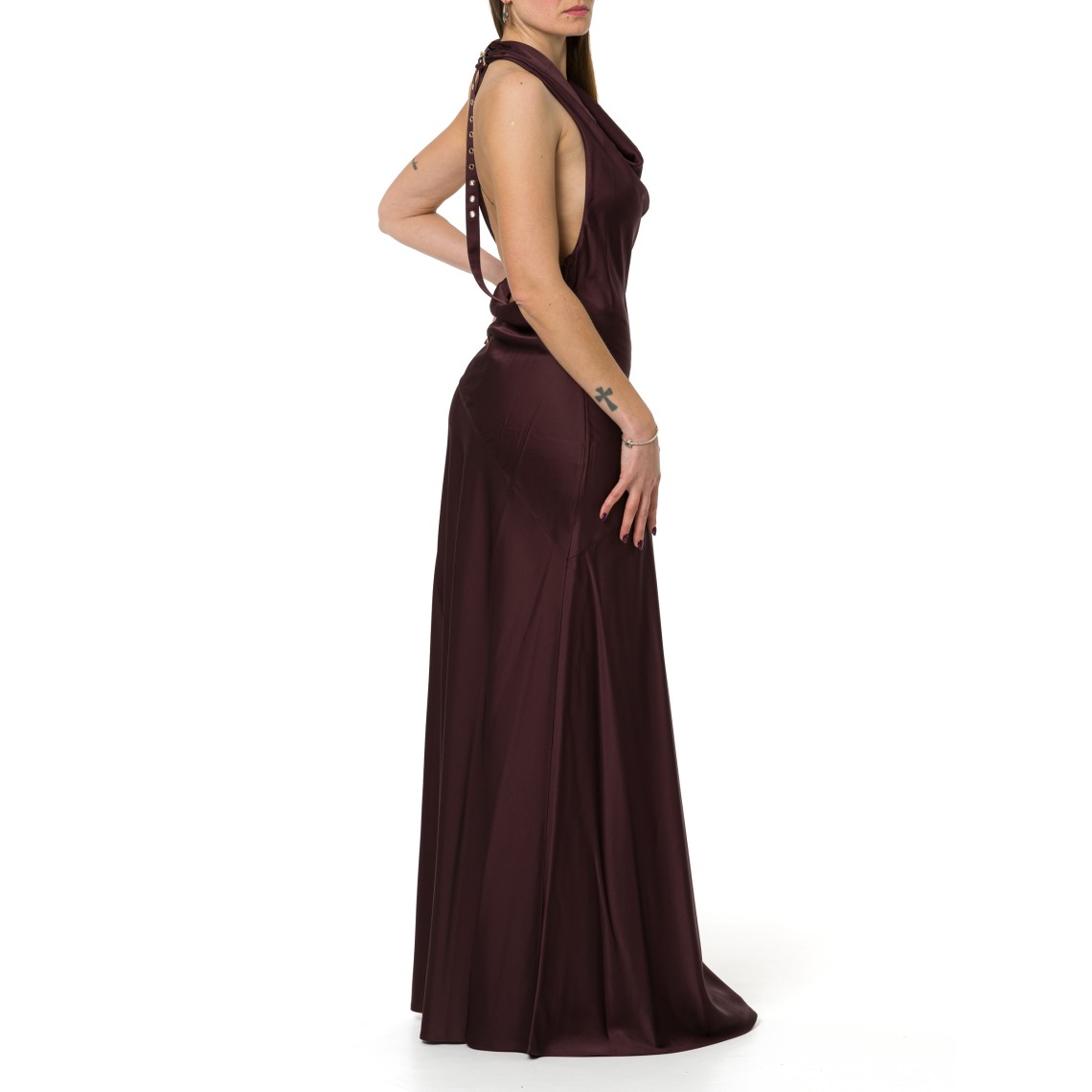 Abito lungo in raso Liu Jo