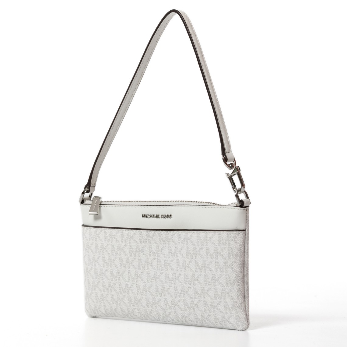 Pochette da polso convertibile Jet Set media con logo Michael Kors