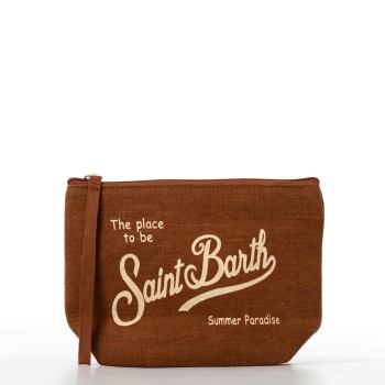 Pochette Aline in lino Mc2 Saint Barth