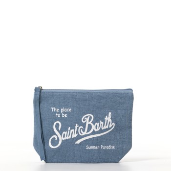 Pochette Aline in lino Mc2 Saint Barth