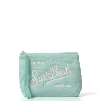 Pochette Aline soft in lino Mc2 Saint Barth