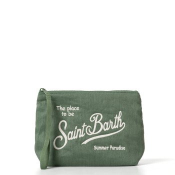 Pochette Aline soft in lino Mc2 Saint Barth