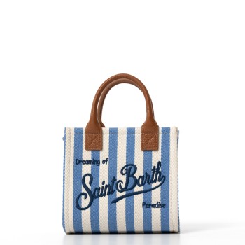 Borsa Vanity Bag Mini in canvas Mc2 Saint Barth