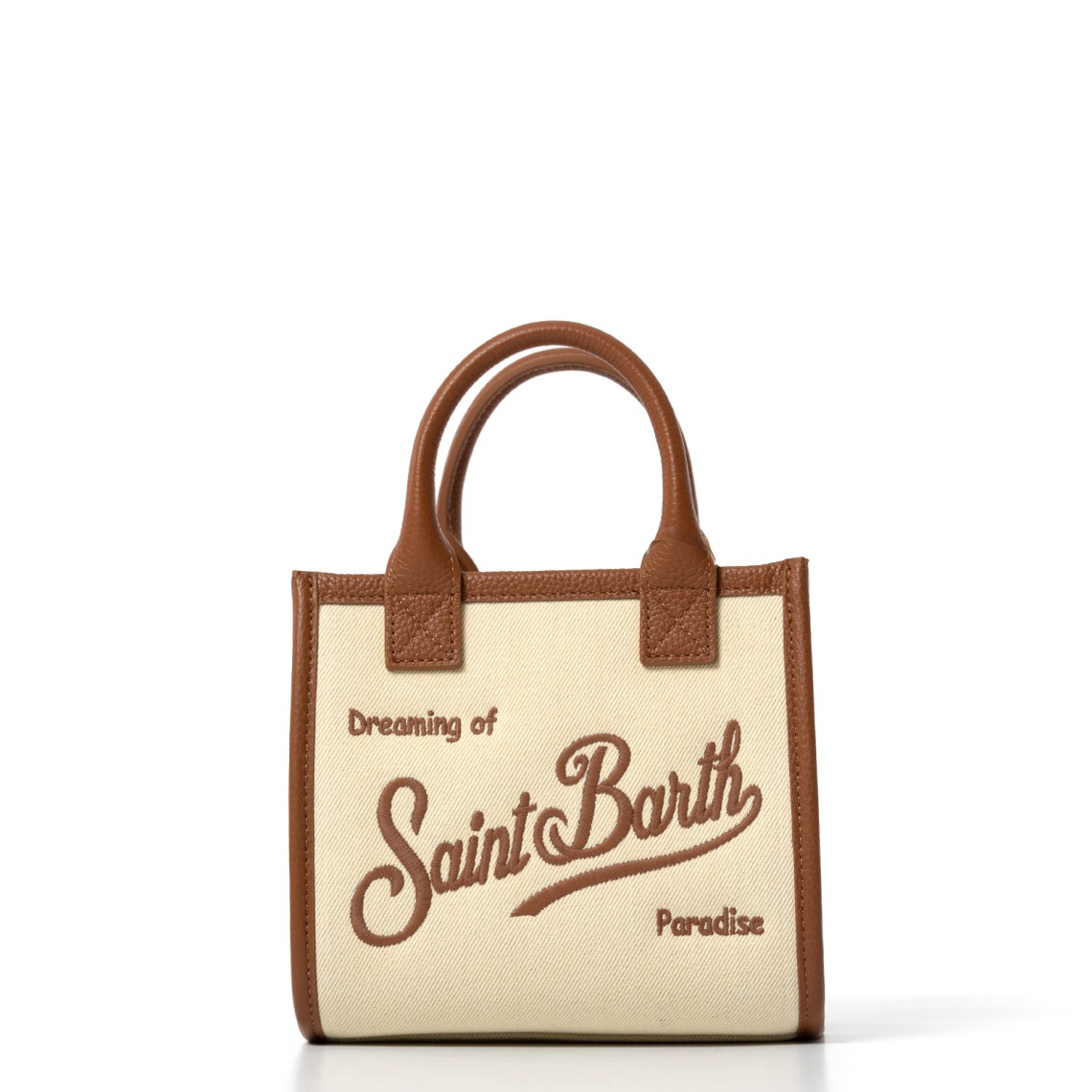 Borsa Vanity Bag Mini in canvas Mc2 Saint Barth