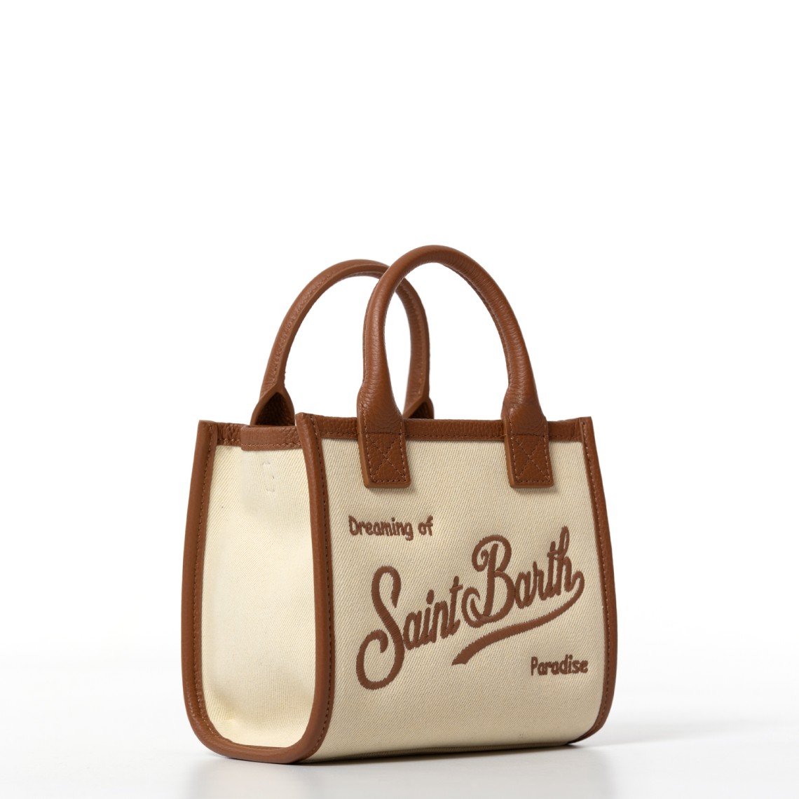 Borsa Vanity Bag Mini in canvas Mc2 Saint Barth