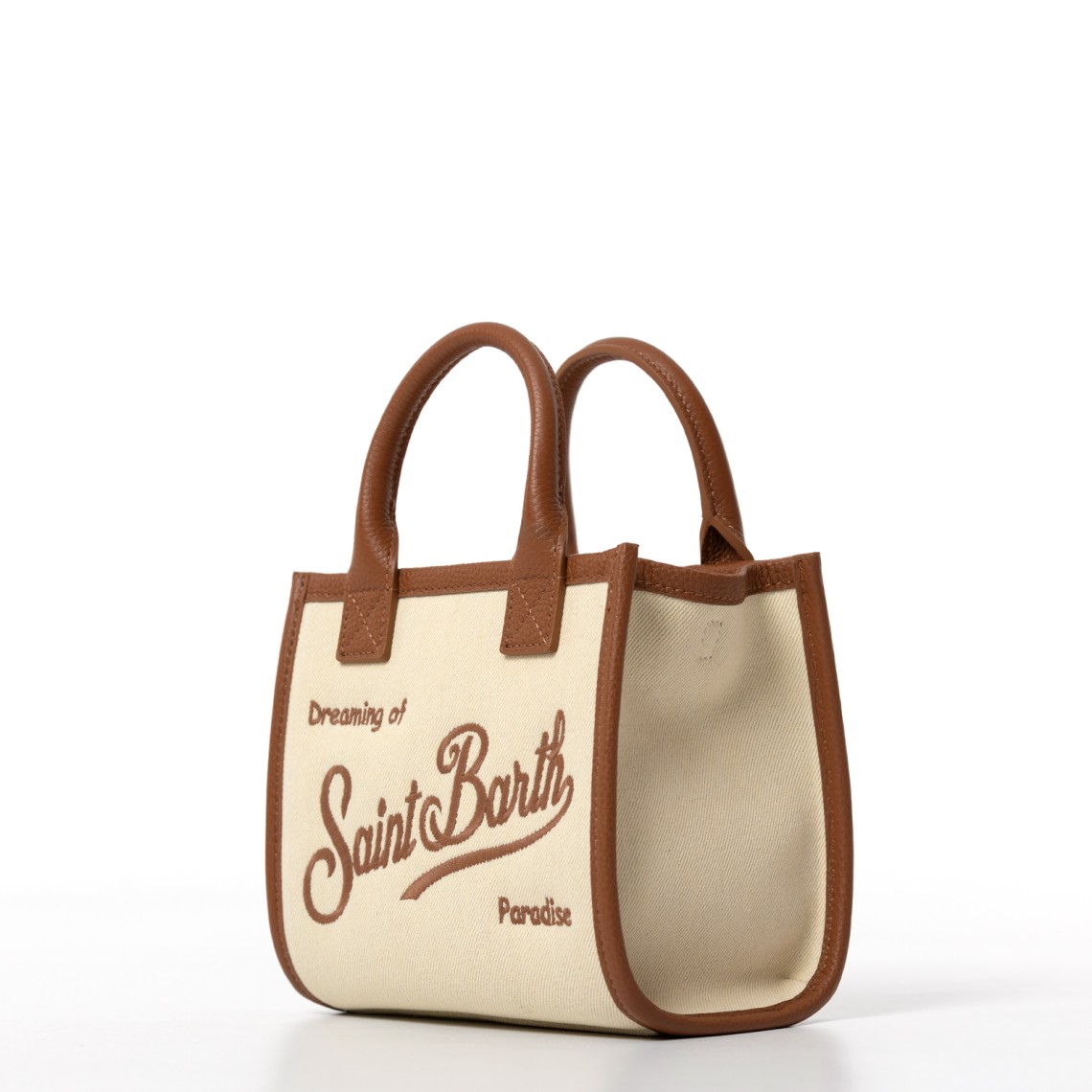 Borsa Vanity Bag Mini in canvas Mc2 Saint Barth