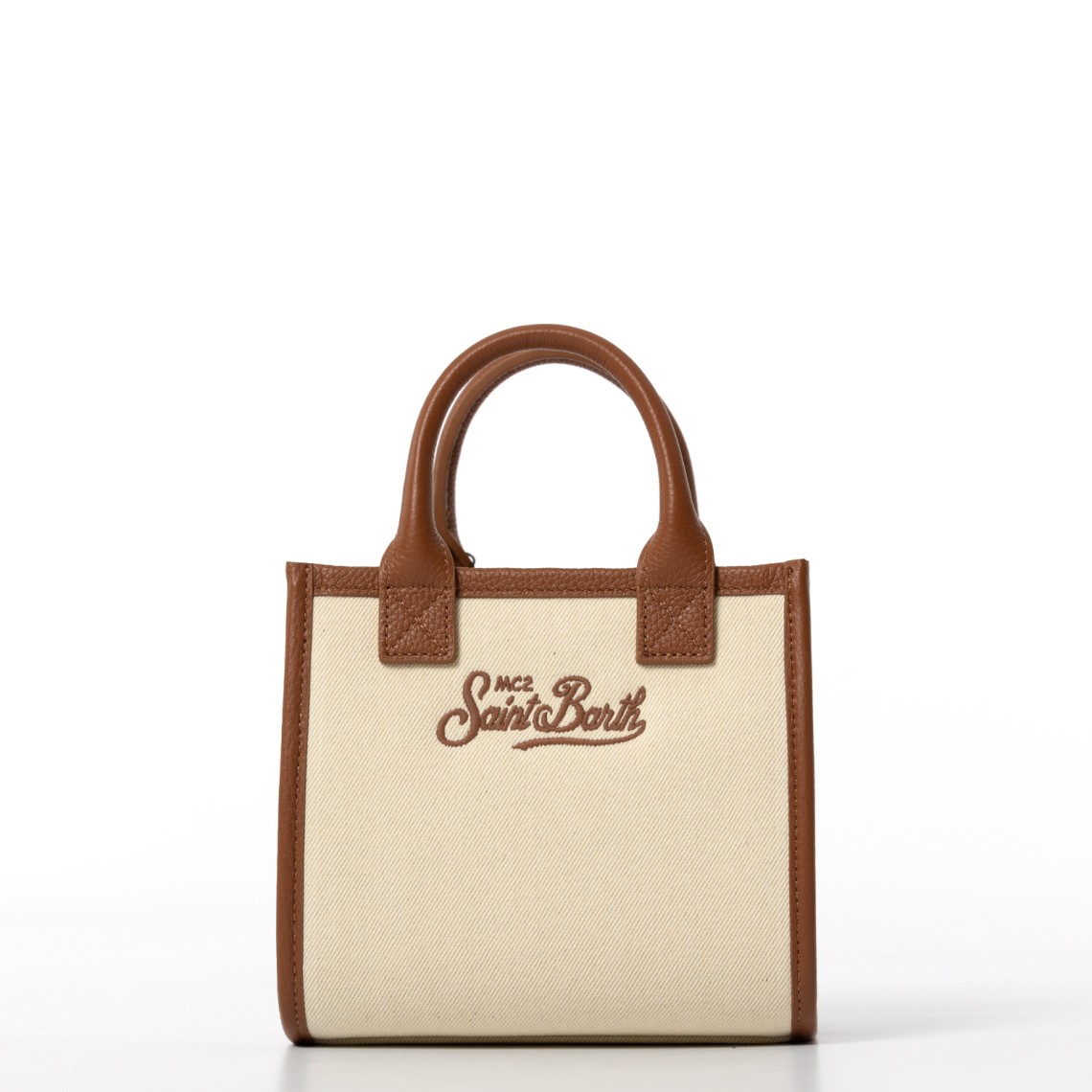 Borsa Vanity Bag Mini in canvas Mc2 Saint Barth