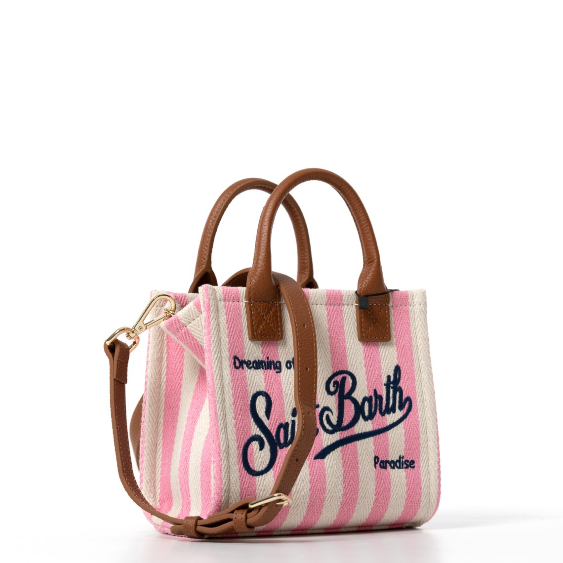 Borsa Vanity Bag Mini in canvas Mc2 Saint Barth