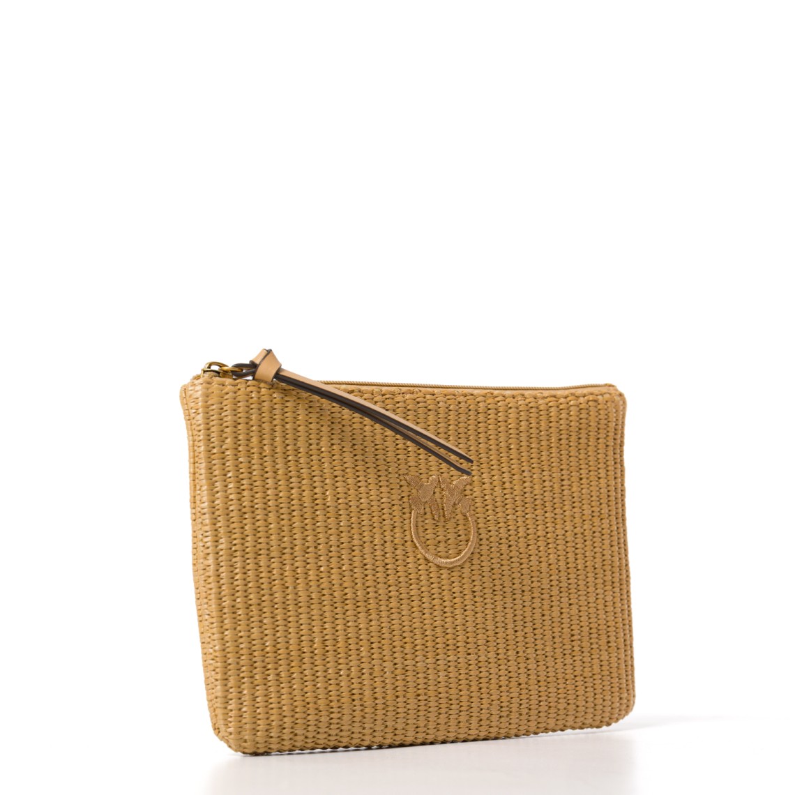 Pochette in rafia Pinko