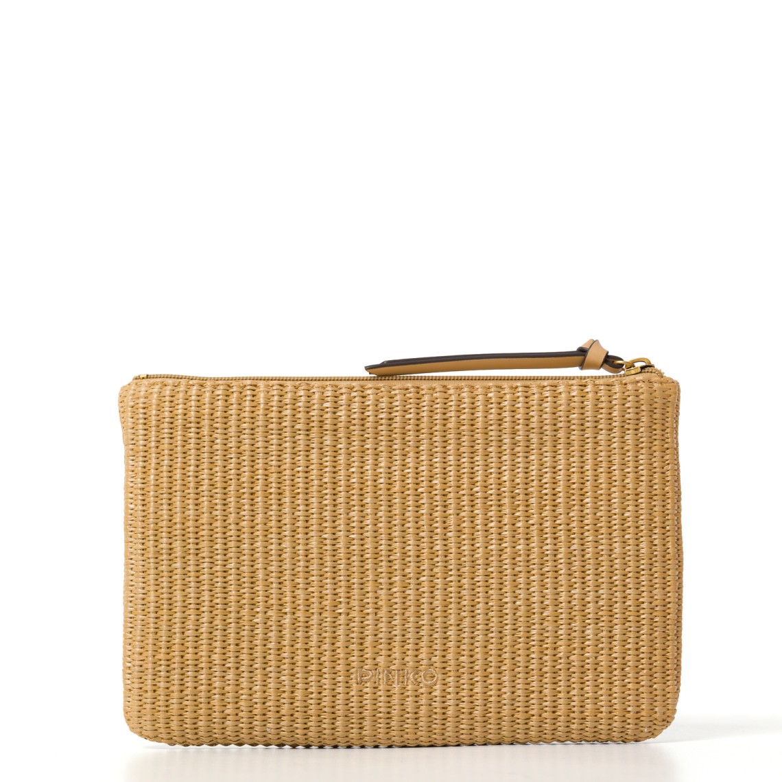 Pochette in rafia Pinko
