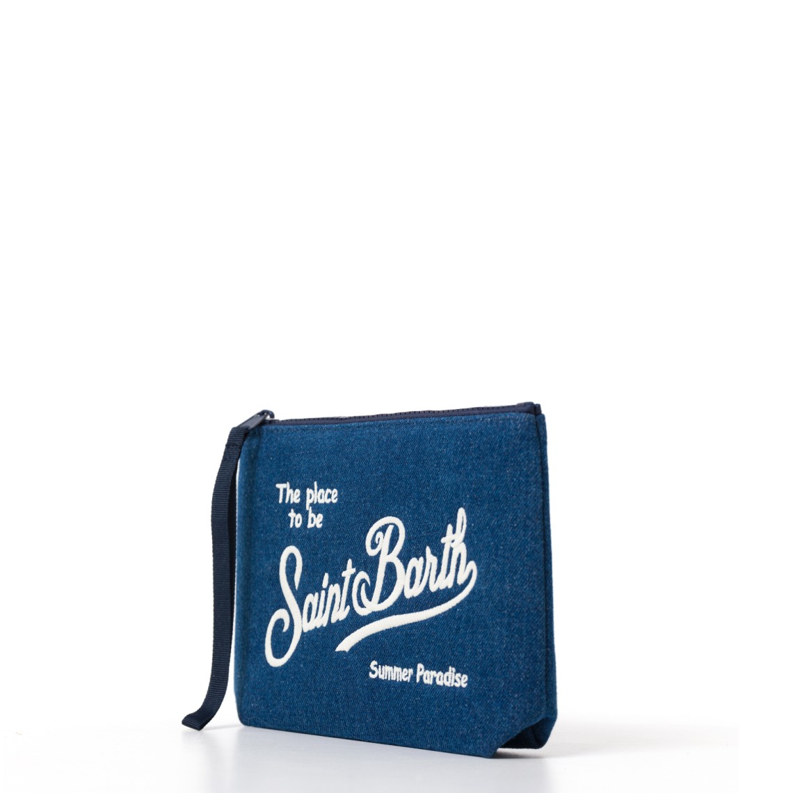 Pochette Aline in effetto denim Mc2 Saint Barth